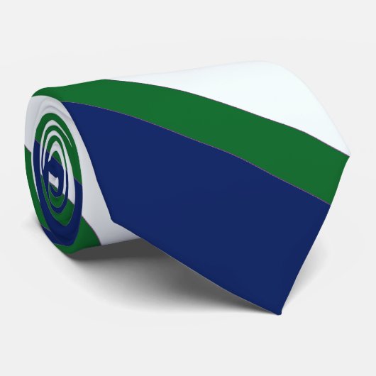 VS Federal Aviation Agency Diagonal Striped Stropd Stropdas (Opgerold)