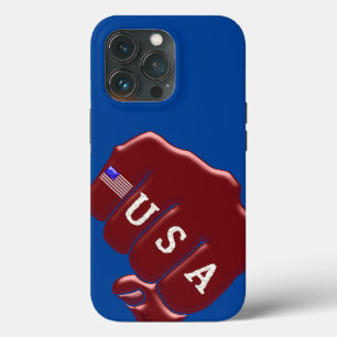 VS Fist Bump with the American flag Hoesje-Mate iP Case-Mate iPhone Case