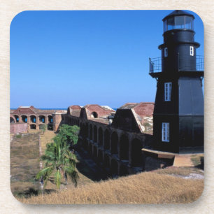 VS, FL, Florida Keys, Fort Jefferson, 1846, 2 Drankjes Onderzetter