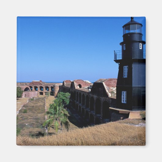VS, FL, Florida Keys, Fort Jefferson, 1846, 2 Magneet (Voorkant)