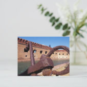 VS, FL, Florida Keys, Fort Jefferson, 1846, Briefkaart (Staand voorkant)