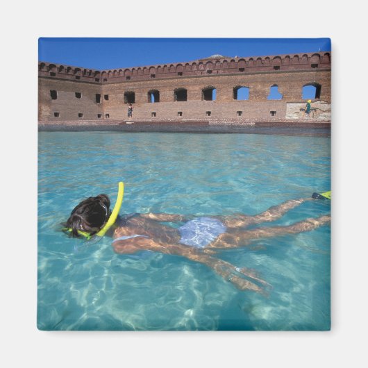 VS, FL, Florida Keys, Fort Jefferson, 1846, Magneet (Voorkant)