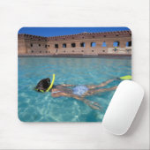 VS, FL, Florida Keys, Fort Jefferson, 1846, Muismat (Met muis)