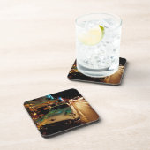 VS, FL, Miami, South Beach 's nachts. 2 Drankjes Onderzetter (Rechterzijde)