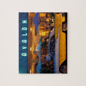 VS, FL, Miami, South Beach 's nachts. Legpuzzel (Verticaal)