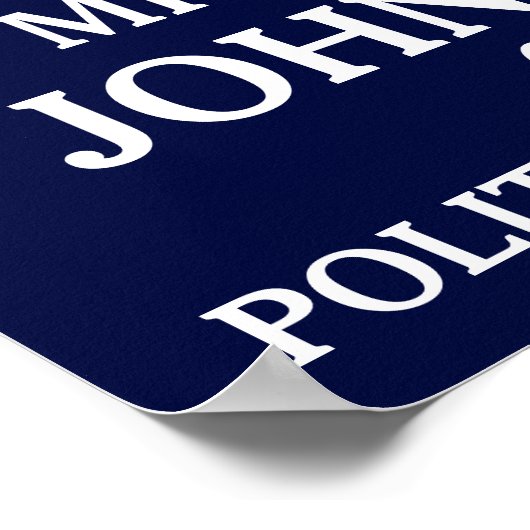 VS Flag Campaign Political Poster (Hoek)