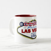 VS Flag Las Vegas Two Tone Mok (Voorkant links)
