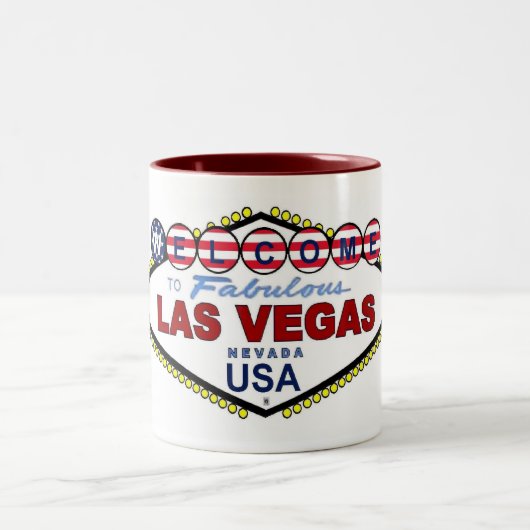 VS Flag Las Vegas Two Tone Mok (Center)