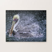 VS, Florida. Brown Pelican Legpuzzel (Horizontaal)