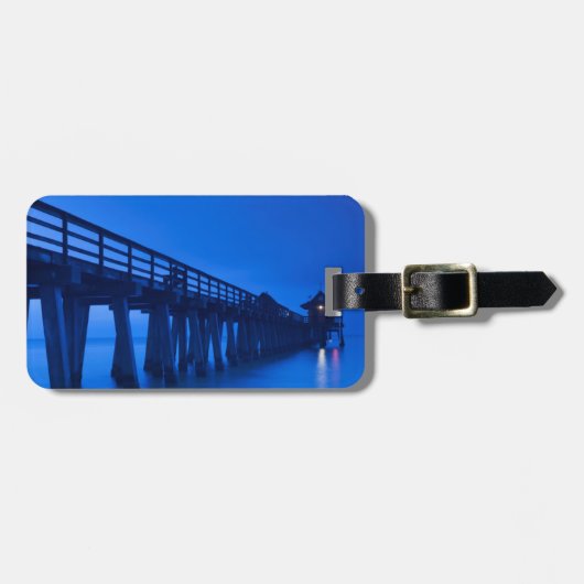 VS, Florida, Golfkust, Naples, Naples Pier Bagagelabel (Voorkant horizontaal)