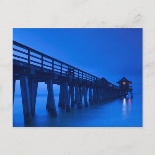 VS, Florida, Golfkust, Naples, Naples Pier Briefkaart (Voorkant)