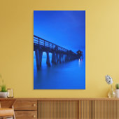 VS, Florida, Golfkust, Naples, Naples Pier Canvas Afdruk (Insitu (Woonkamer))