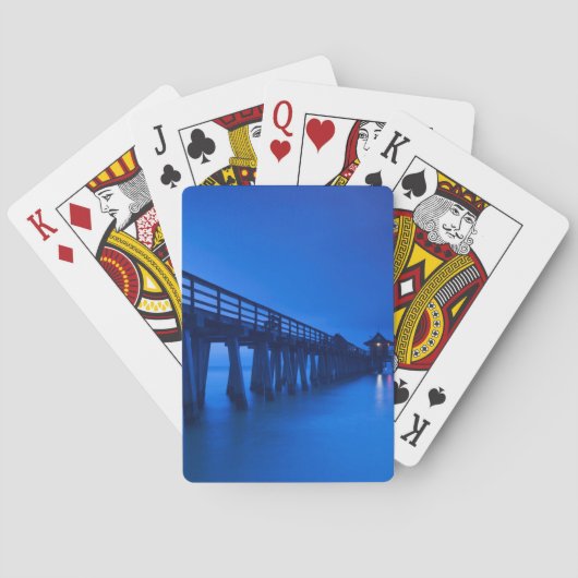 VS, Florida, Golfkust, Naples, Naples Pier Pokerkaarten (Achterkant)