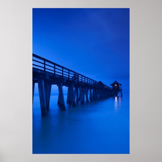 VS, Florida, Golfkust, Naples, Naples Pier Poster (Voorkant)