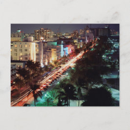 VS, Florida, Miami Beach, Ocean Drive, Art Deco 2 Briefkaart