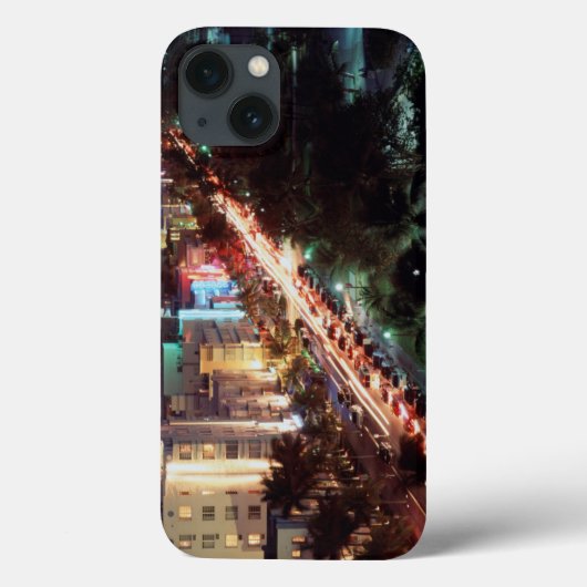 VS, Florida, Miami Beach, Ocean Drive, Art Deco 2 Case-Mate iPhone Case (Achterkant)