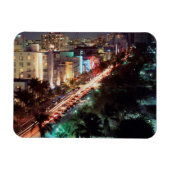 VS, Florida, Miami Beach, Ocean Drive, Art Deco 2 Magneet (Horizontaal)