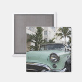 VS, Florida, Miami Beach: South Beach, 1956 3 Magneet (Voorkant / Achterkant)