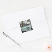 VS, Florida, Miami Beach: South Beach, 1956 3 Vierkante Sticker (Envelop)