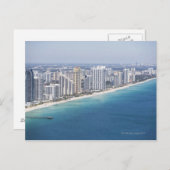 VS, Florida, Miami, Cityscape met strand 2 Briefkaart (Voorkant / Achterkant)