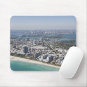 VS, Florida, Miami, Cityscape met strand 3 Muismat (Met muis)
