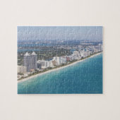 VS, Florida, Miami, Cityscape met strand Legpuzzel (Horizontaal)