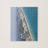 VS, Florida, Miami, Cityscape met strand Legpuzzel (Verticaal)