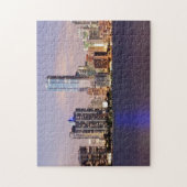 VS, Florida, Miami skyline bij schemering 2 Legpuzzel (Verticaal)