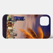 VS, Florida, Miami skyline bij schemering Case-Mate iPhone Case (Achterkant (horizontaal))