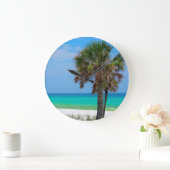 VS, Florida. palmbomen op de maragingkust Grote Klok (Huis)