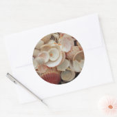 VS, Florida. Sluiting van de schelpen op Santa Ros Ronde Sticker (Envelop)