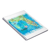 VS Florida State  map met hoogtepunten Notitieboek (Rechterzijde)