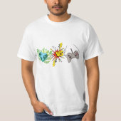 VS-gamers op aarde T-shirt (Voorkant)