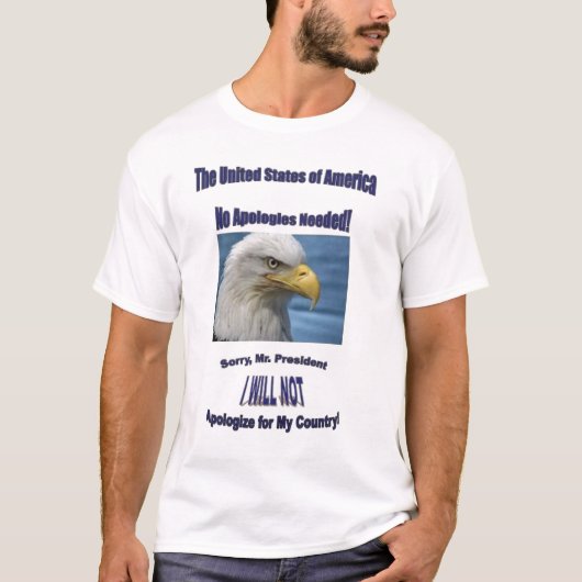 VS Geen excuses T-shirt (Voorkant)