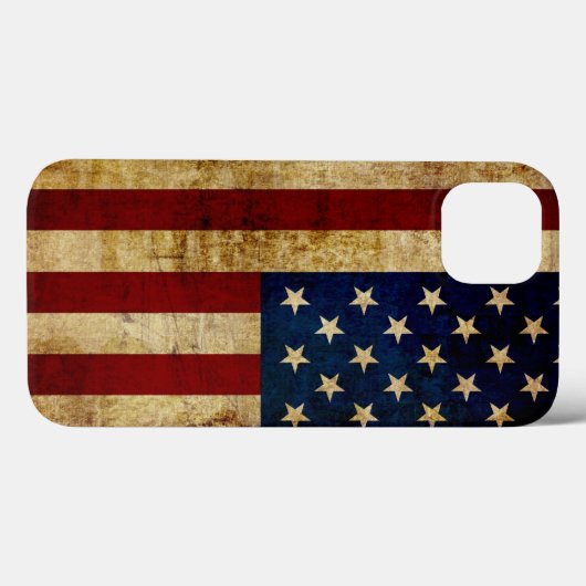 VS/gekrunde vlag Hoesje-Mate iPhone Case (Achterkant (horizontaal))