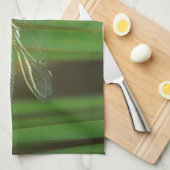 VS, Georgia. Groene glazenmaker op riet Theedoek (Quarter Fold)