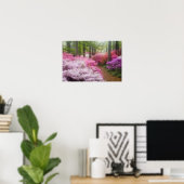 VS; Georgia; Pine Mountain. Azalea's bij Poster (Thuiskantoor)