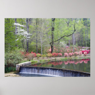 VS, Georgia, Pine Mountain. Een kleine waterval Poster