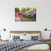 VS, Georgia, Pine Mountain. Een pad door Canvas Afdruk (Insitu (Slaapkamer))