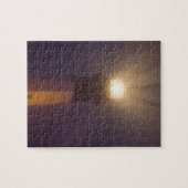 VS; Georgia; Savannah. Vuurtoren van Tybee Island Legpuzzel (Horizontaal)