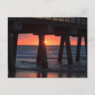 VS, Georgia, Tybee Island, Tybee Pier Briefkaart