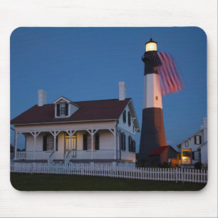 VS, Georgia, Tybee Island, Vlag hijsen Muismat