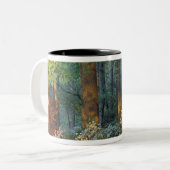 VS, Georgië, Callaway Gardens, Azalea woud. Tweekleurige Koffiemok (Voorkant links)