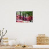 VS; Georgië; Pijnberg. Azaleas op Poster (Keuken)