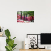 VS; Georgië; Pijnberg. Azaleas op Poster (Thuiskantoor)