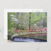 VS, Georgië, Pine Mountain. Een kleine waterval Briefkaart (Voorkant / Achterkant)