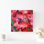 VS, Georgië, Savannah, Bouquet van Gladiolus Vierkante Klok (Huis)