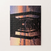 VS, Georgië, Tybee Island, Pier op Tybee Island Legpuzzel (Verticaal)