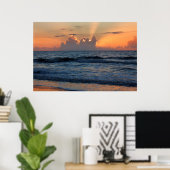 VS, Georgië, Tybee Island, Tybee Island Beach Poster (Thuiskantoor)