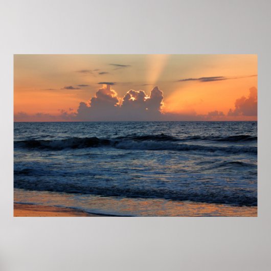 VS, Georgië, Tybee Island, Tybee Island Beach Poster (Voorkant)